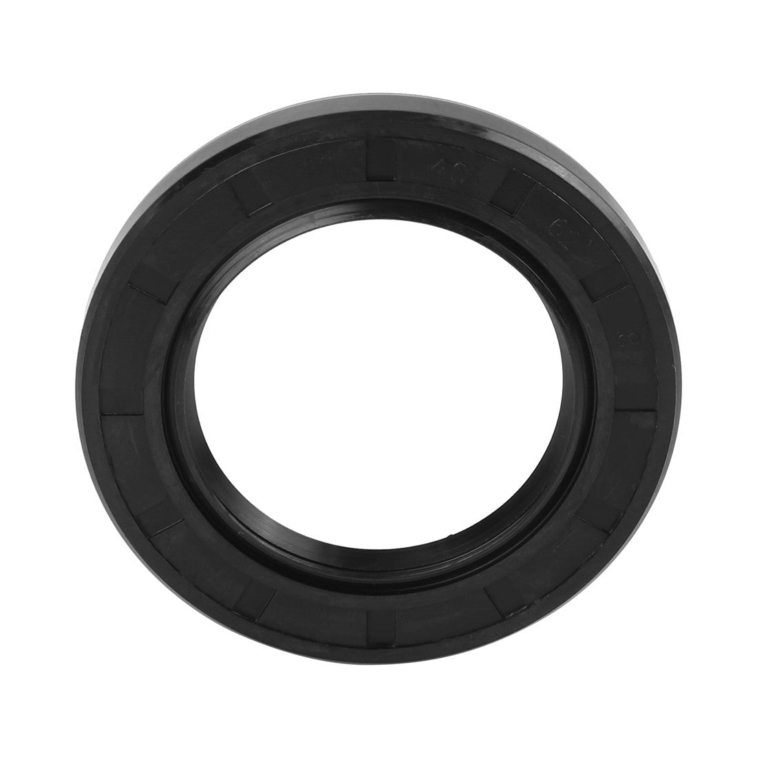 ya 5 8.7 40mm x 62mm x 8mm Black Rubber Cover Double Lip TC Oil Shaft Seal