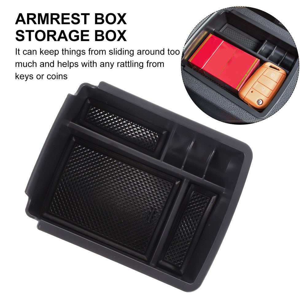ya 5 8.7 Vehicle Armrest Organizer Center Console Arm Rest Tray Compartment Storage Box