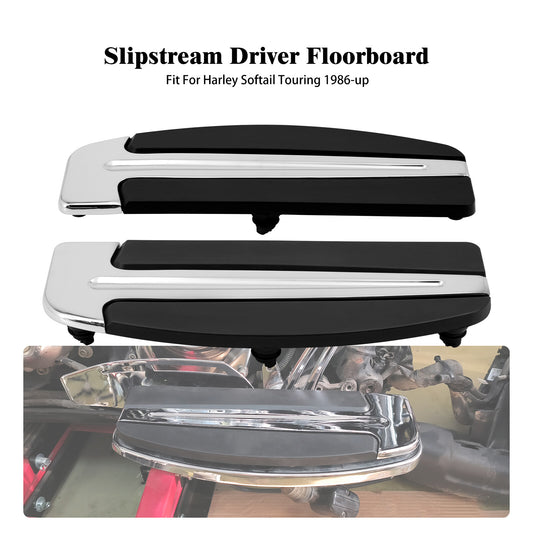 ya 11 6.8 Driver Floorboard Footboard Inserts for Harley Road King Electra Glide 1986-2024