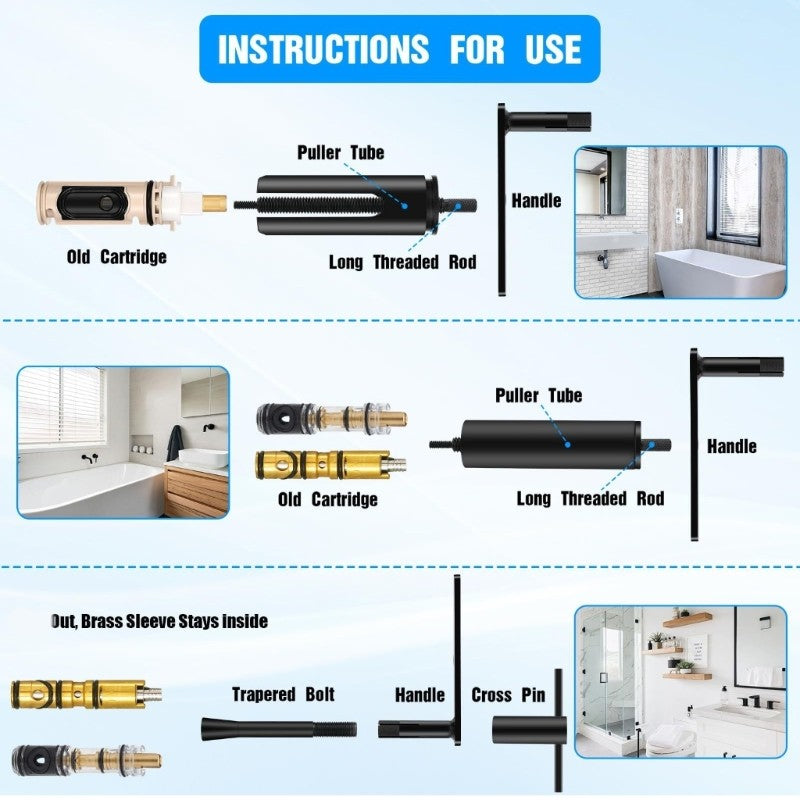 ya 14 MultiCompatible Cartridge Removal Tool Puller For 1200,1222 1225S