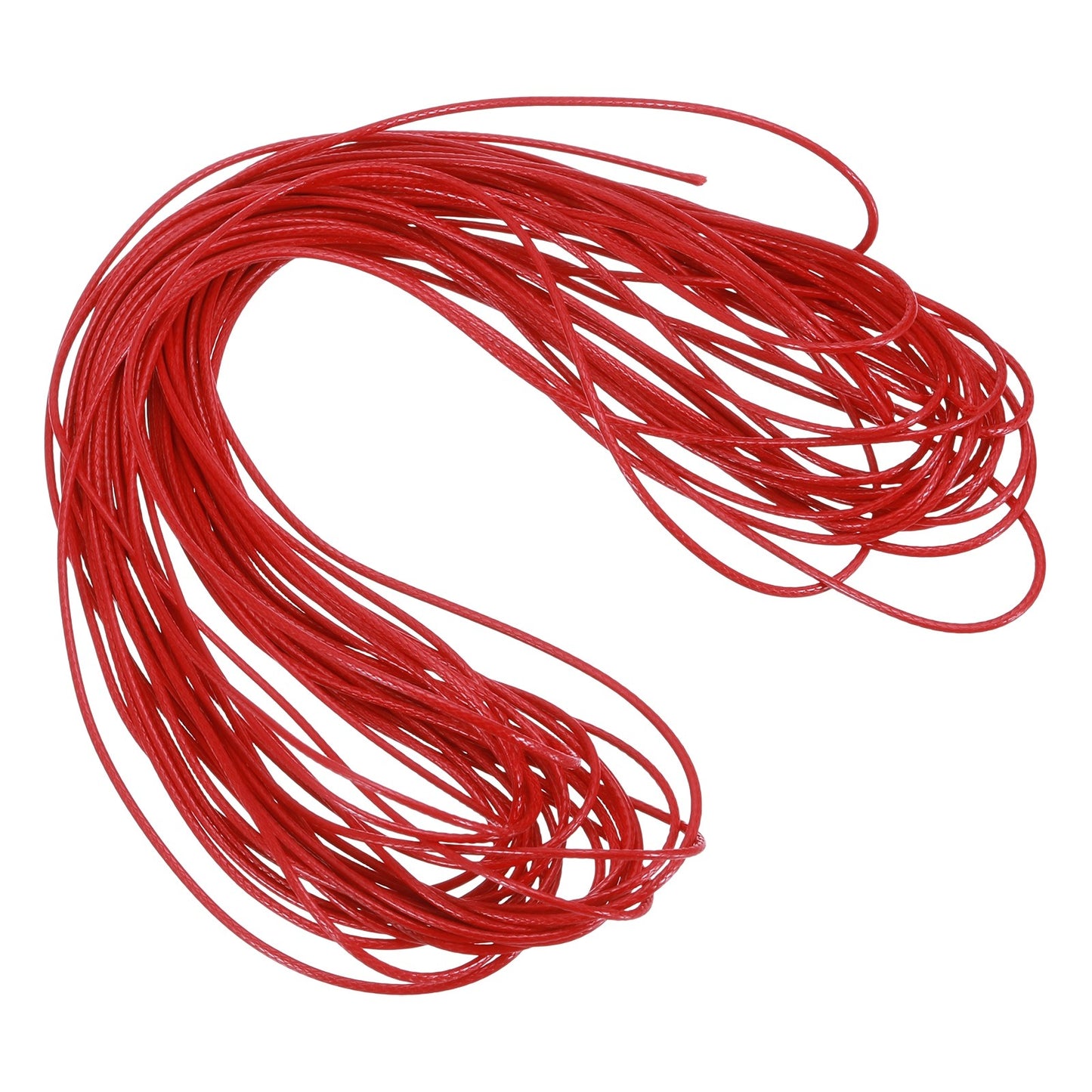ya 5 8.7 Red 1mm Waxed Cord 11 Yard Wax Bead Thread String for Jewelry Make