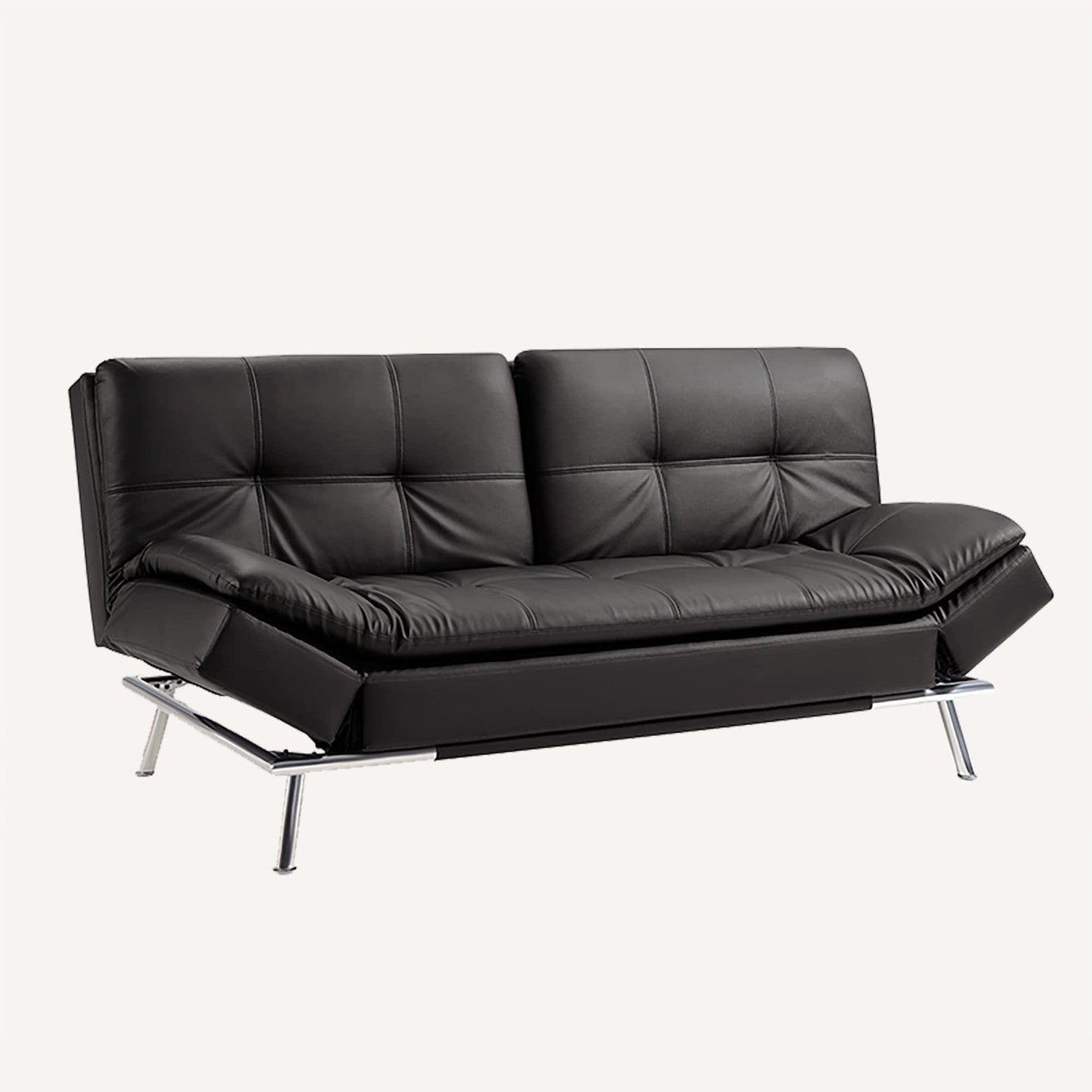 ya 28 For Living Room Folding Futon Sofa Bed Dark Brown 