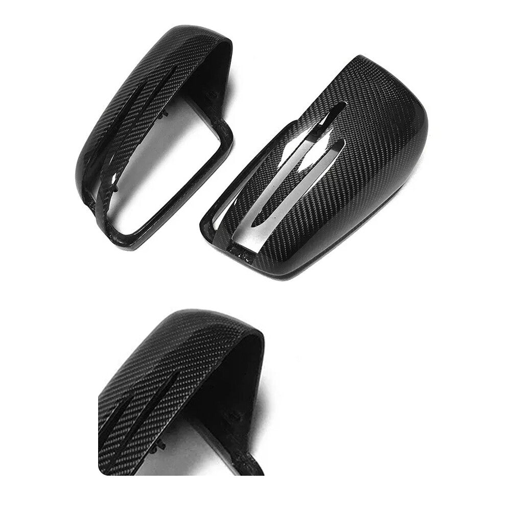 ya 1 8.5.4 for W204 C63 AMG Coupe 507 Real Carbon Fiber Side Mirror Cap