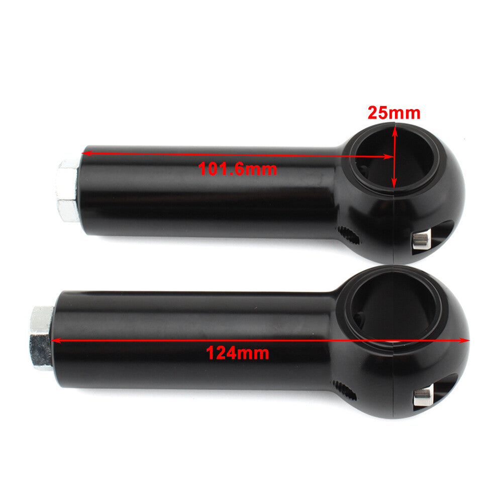 ya 5 8.7 4 Handlebar Clamp Riser Rise Bar for Harley-Davidson Cruisers Choppers