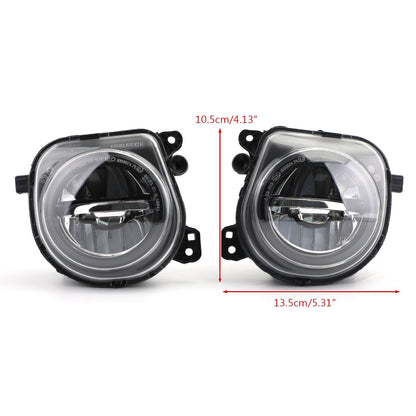 ya 1 8.12 baidi Pair LH+RH Front LED Fog Light Lamp For 5 F10 F07 LCI CT SG