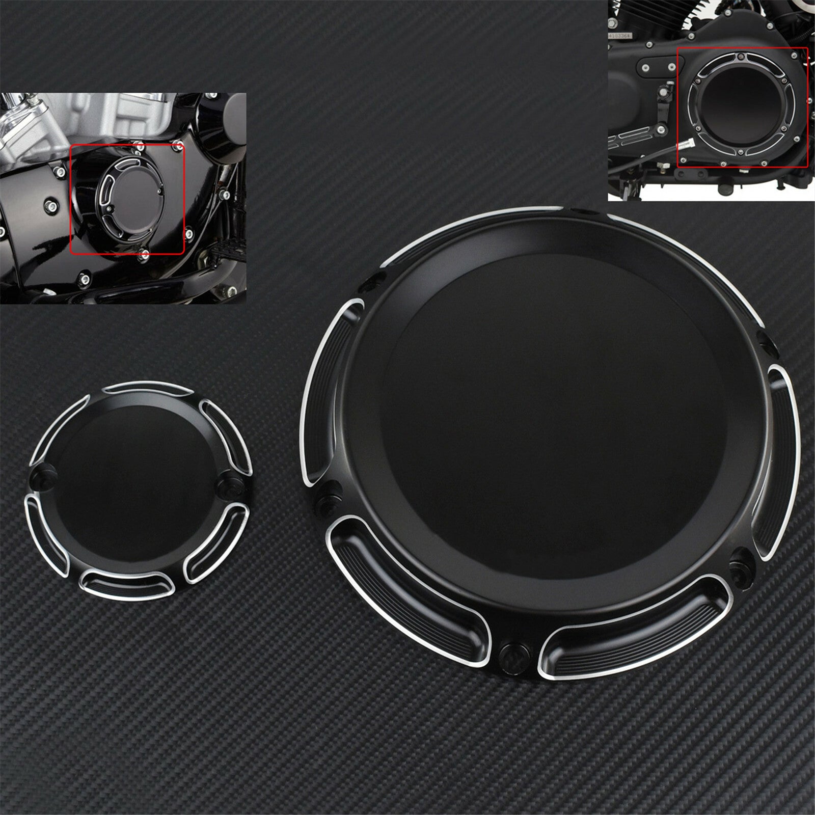 ya 5 8.7 Black CNC Derby Cover Timing Timer Cover Fit for Harley Sportster XL XR 2004-19