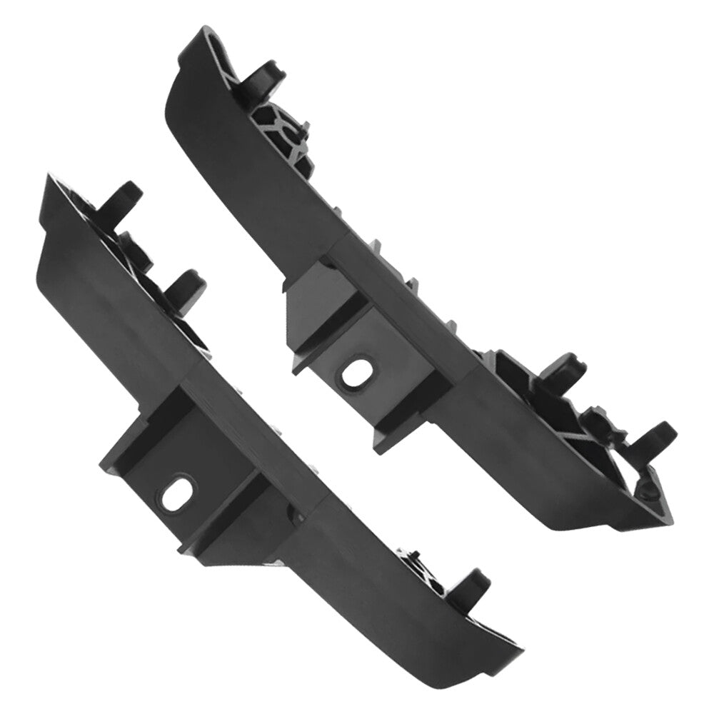 ya 27 6.18.2 2Pcs For 2017-2023 G30 G38 5-Series Front Left & Right Side Bumper Bracket Black