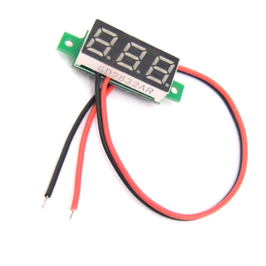 ya 2 7.16 DC Voltage Meter Head Gauge Digital 2.5-30V Panel Voltmeter Display