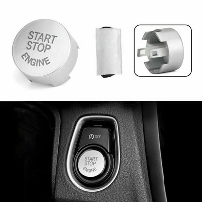 ya 1 8.12 baidi Silver Start Stop Engine Switch Button Cover For F20 F30 F10 F01 F25 F26 U1