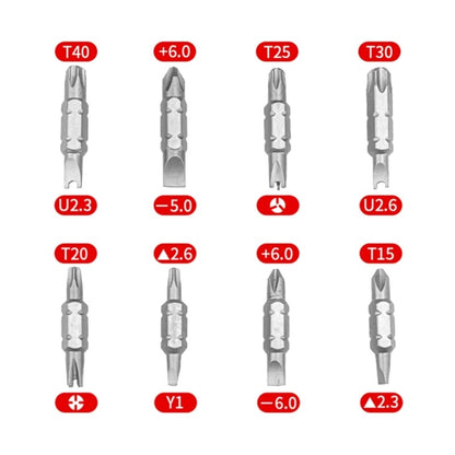 ya 26 Handy 9Pcs Ratchet Screwdriver with Built in Bit Storage for Household Repairs