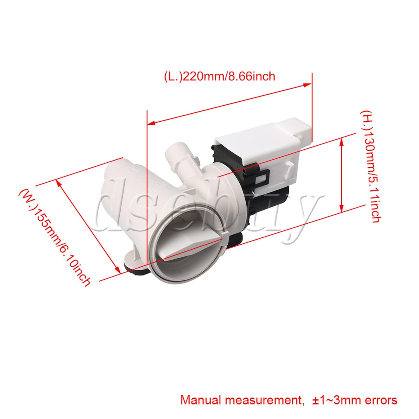 ya 26 and Easy to Install Washing Machine Drain Pump Assembly W10130913