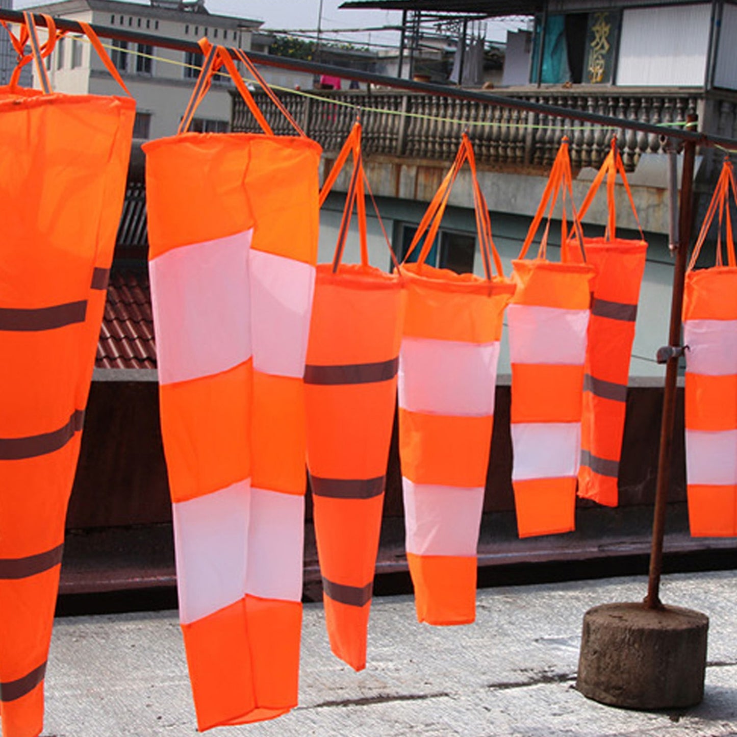ya 14 50cm Nylon Airport Windsock Stop Outdoor Wind Measurement Sock Bag With