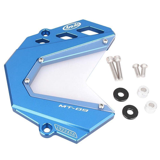 ya 10 5.28 for Yamaha MT-09 2014-2016 2015 Blue Sprocket Cover Chain Guard Protector