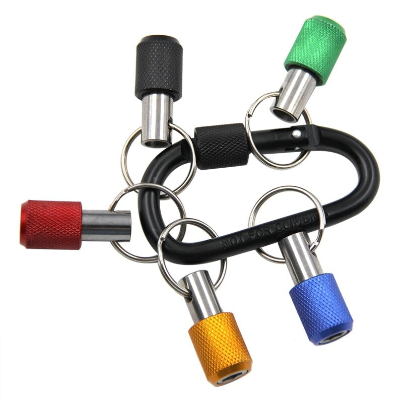 ya 26 5x Quick Release Keychain Extension Bar 1/4 Shank Screwdriver Bits Holder