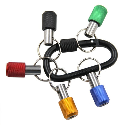 ya 26 5x Quick Release Keychain Extension Bar 1/4 Shank Screwdriver Bits Holder