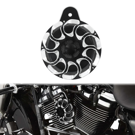 ya 1 7.7 CNC Horn Speaker Cover Fit for Harley Big Twin 1991-2017 Sportster XL 2007-2022