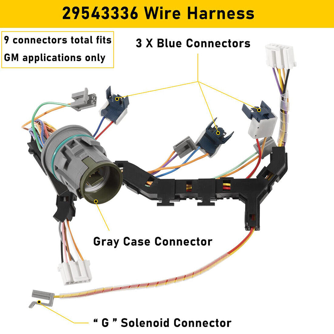 ya 1 8.5.3 2006 - 2009 Transmission Wiring Harness for 1000/2000 Allison 6 Speed Gm/Du for Ram ax