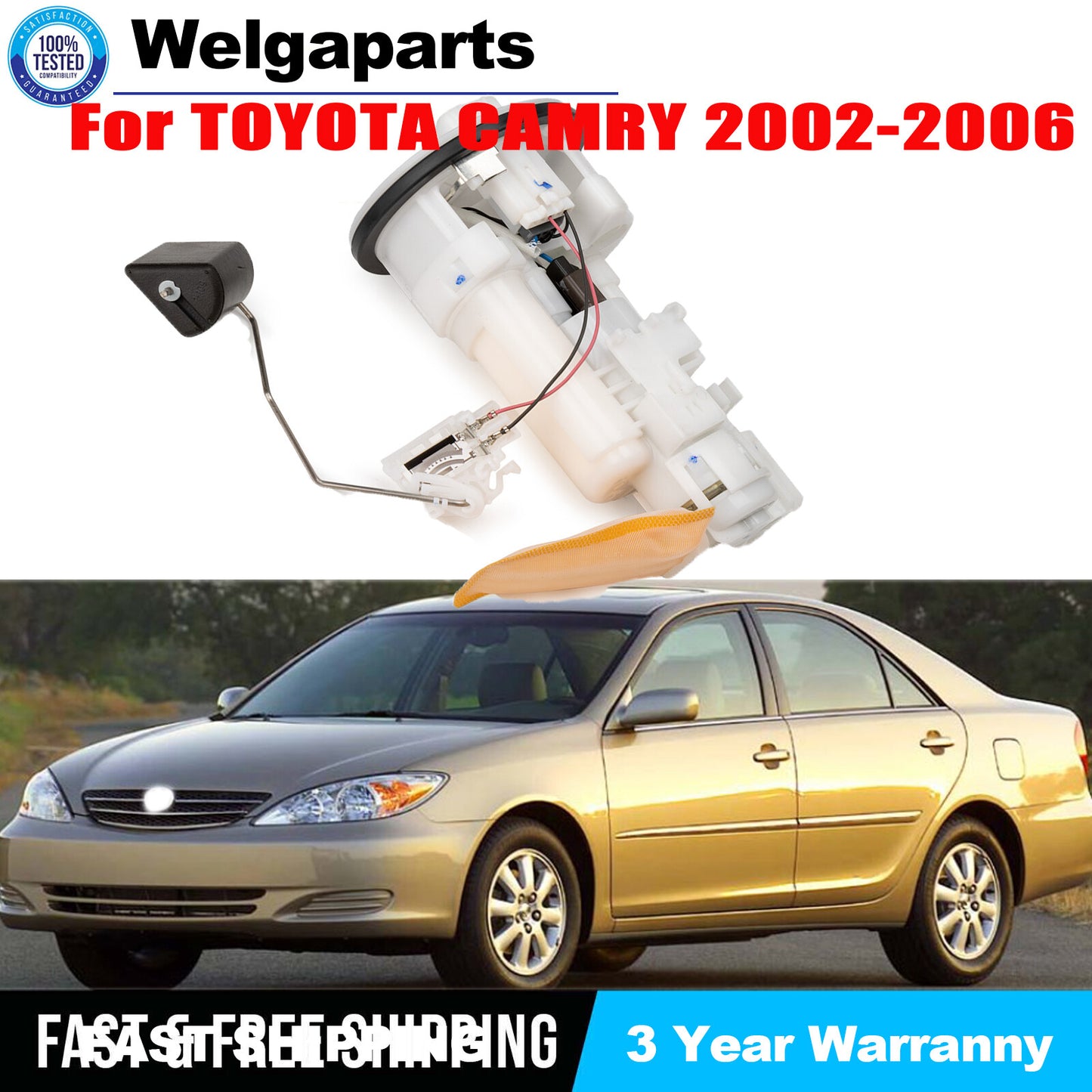 ya 27 7.2 New Fuel Pump Module Assembly For 2002-06 for Toyota for Camry 2002-2004 for Toyota for Avalon