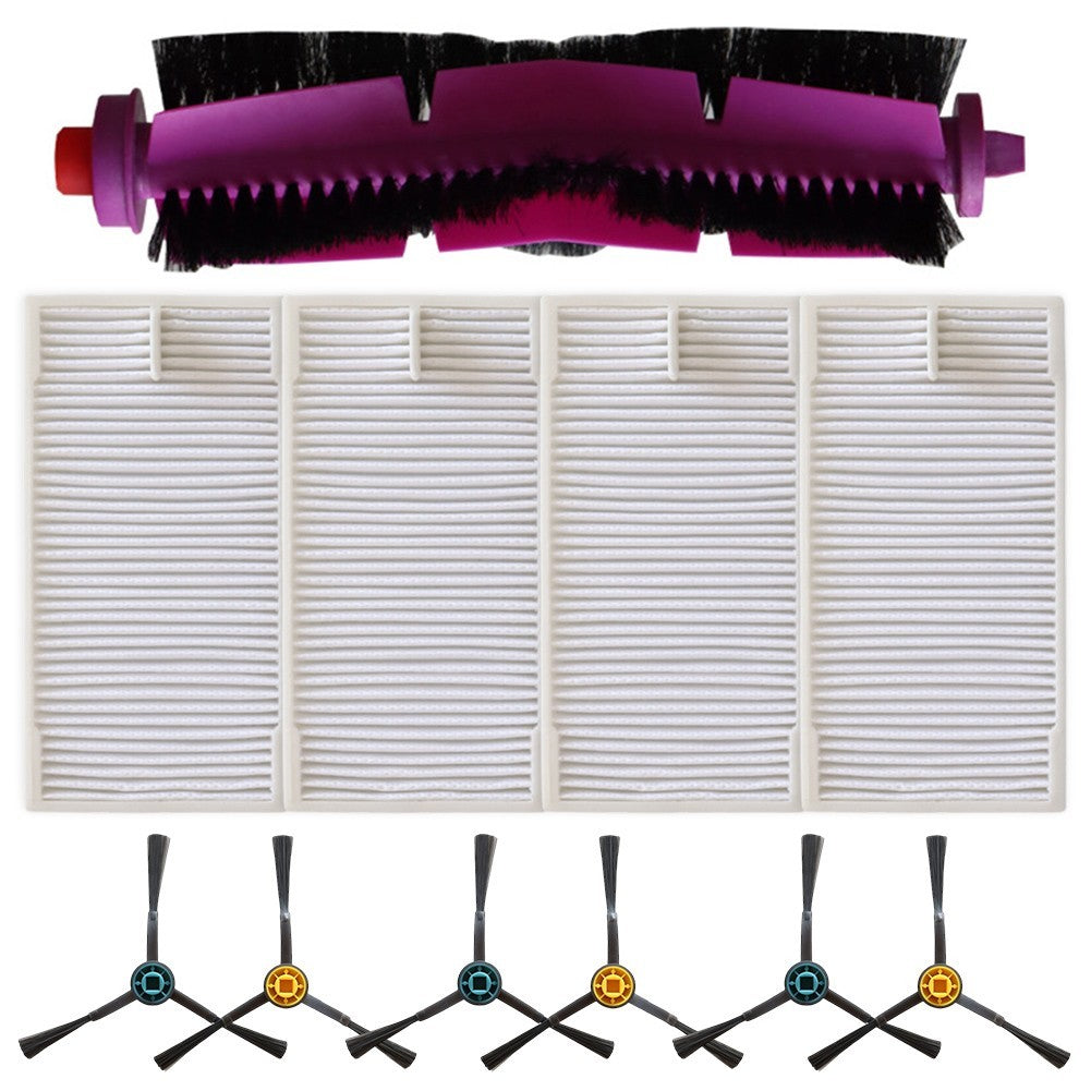 ya 25 Main Brush with Side Brushes Filter Kit for V12 For Eureka J12 Vacuum
