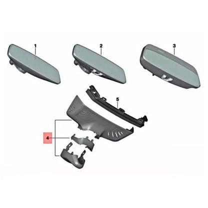 ya 5 8.7 Interior Rear View Mirror for BMW 5 7 M5 F90 G11 G12 G30 G32 15-22