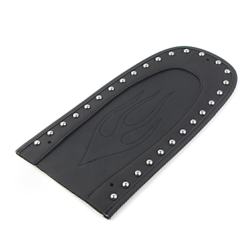 ya 5 8.7 Leather Flame for SEAT Rear mudguardBib for Harley Street Glide FLHX 2006-2019 Black