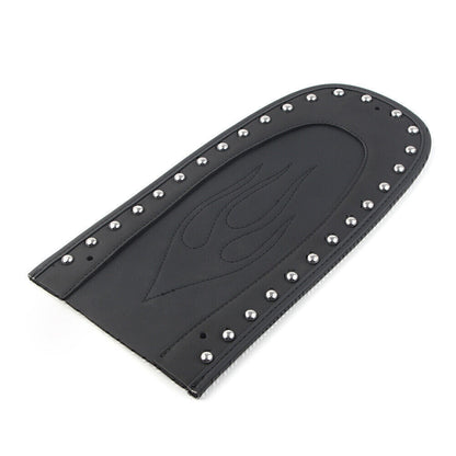 ya 5 8.7 Leather Flame for SEAT Rear mudguardBib for Harley Street Glide FLHX 2006-2019 Black