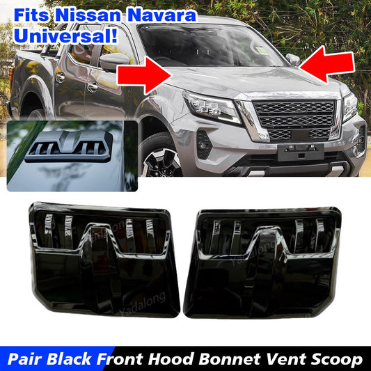 ya 1 6.30 for for Toyota Tundra Gloss Black Air Flow Intake Bonnet Scoop Hood Base Cover Vent