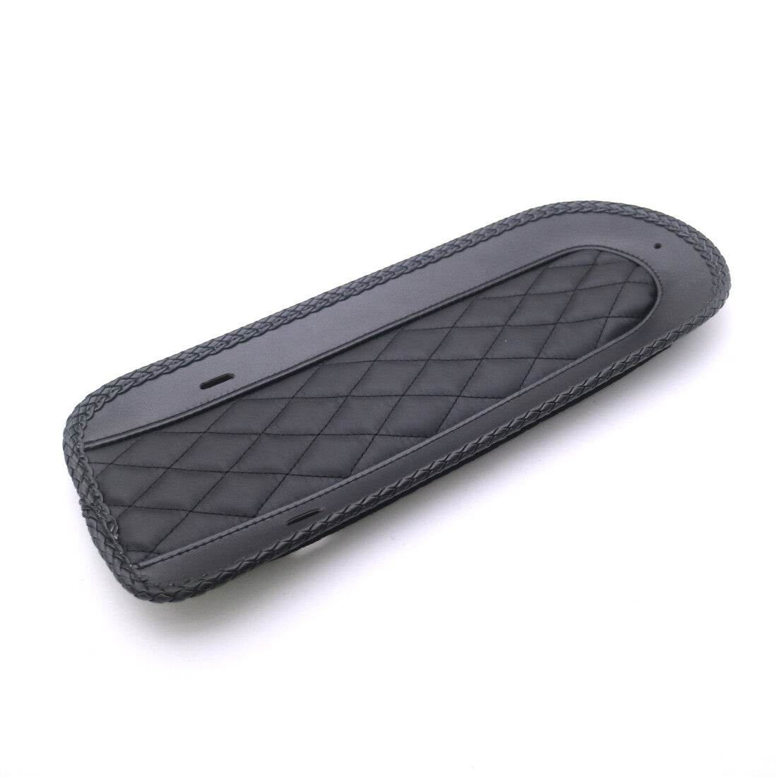 ya 5 8.7 Black Diamond Rear Fender Bib PU Leather for Harley Solo for Seat Touring FLHX 08-18