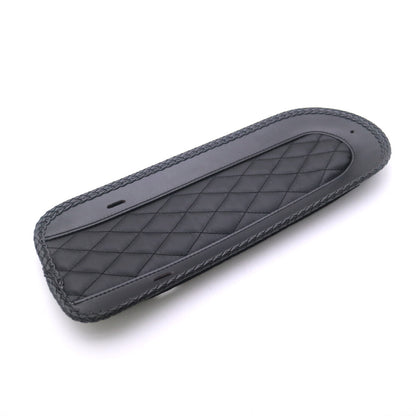 ya 5 8.7 Black Diamond Rear Fender Bib PU Leather for Harley Solo for Seat Touring FLHX 08-18
