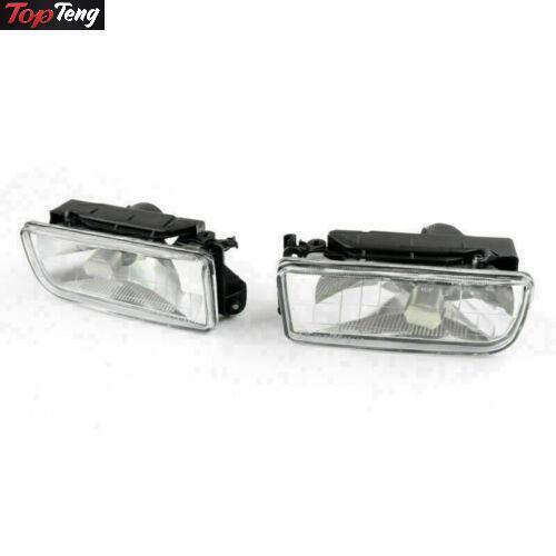 ya 1 8.5.1 Fog Lights Lamps Kit Clear Lens LH RH For 92-98 E36 318i 325i 323i 328i
