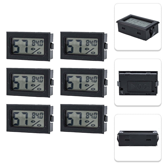 ya 14 Digital Temperature and Humidity Gauge Set of 6 for Reliable Monitoring