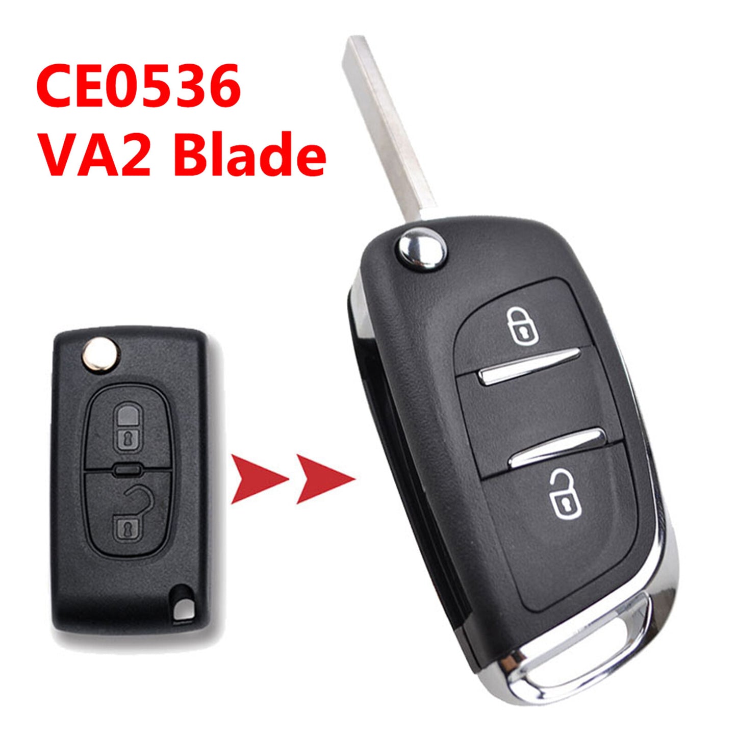 ya 5 8.7 Key Shell Case Fob Modified Upgrade for Peugeot 207 307 308 3008 5008 807 Expert