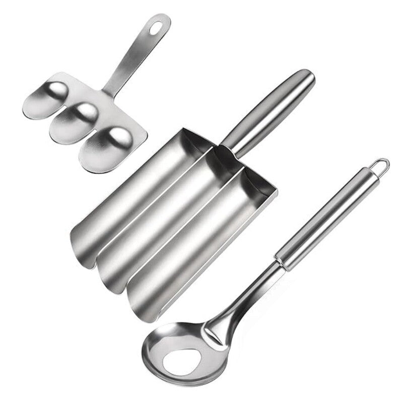 ya 26 3pcs Practical Meatball Press Molds Ball Maker Metal Shovel Ball Molder