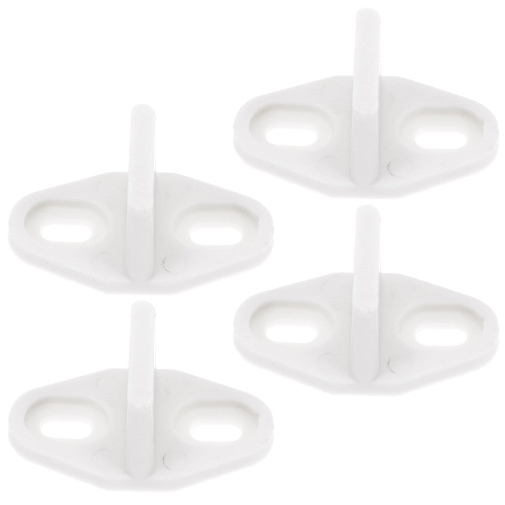 ya 14 4 Pcs Sliding Door Hardware Closet Guides for Floor Barn Kit Stopper