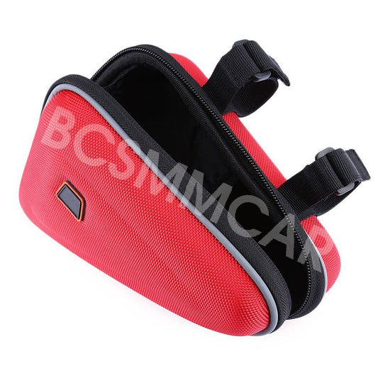 ya 11 6.5 Motorcycle Saddle Storage Bag Engine Guard Mount Case Pouch Bags Red Toolkit