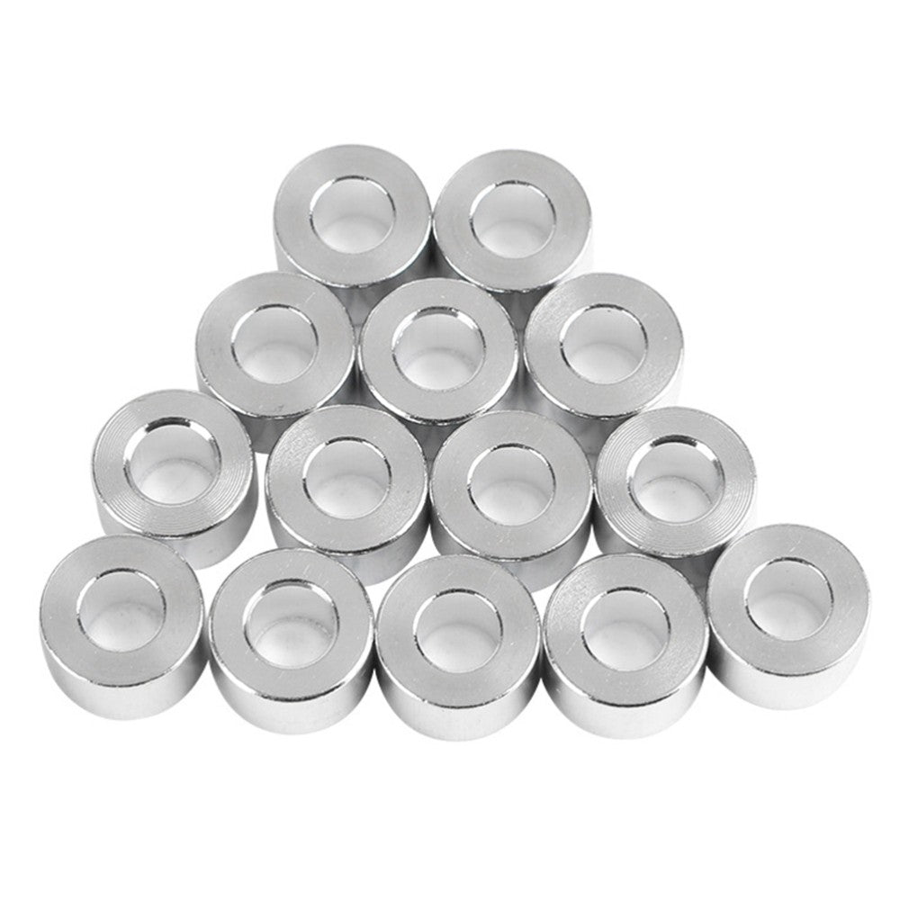 ya 5 8.7 10 Pcs Flat Gasket Sleeve Silver Aluminum Bushing Bushings 3d Printer