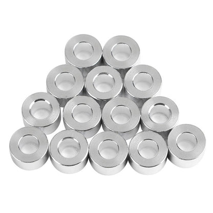 ya 5 8.7 10 Pcs Flat Gasket Sleeve Silver Aluminum Bushing Bushings 3d Printer