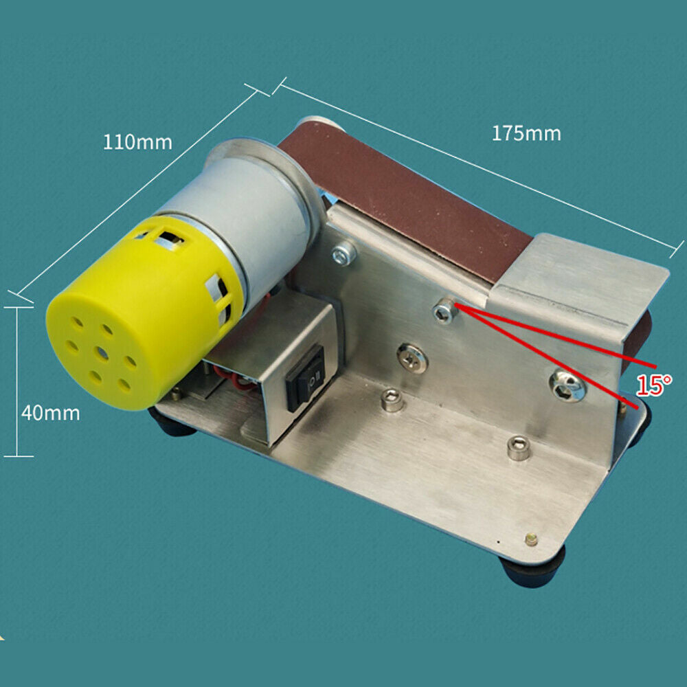 ya 17 Electric belt sander, polishing and grinding machine, fixed angle knife ener 