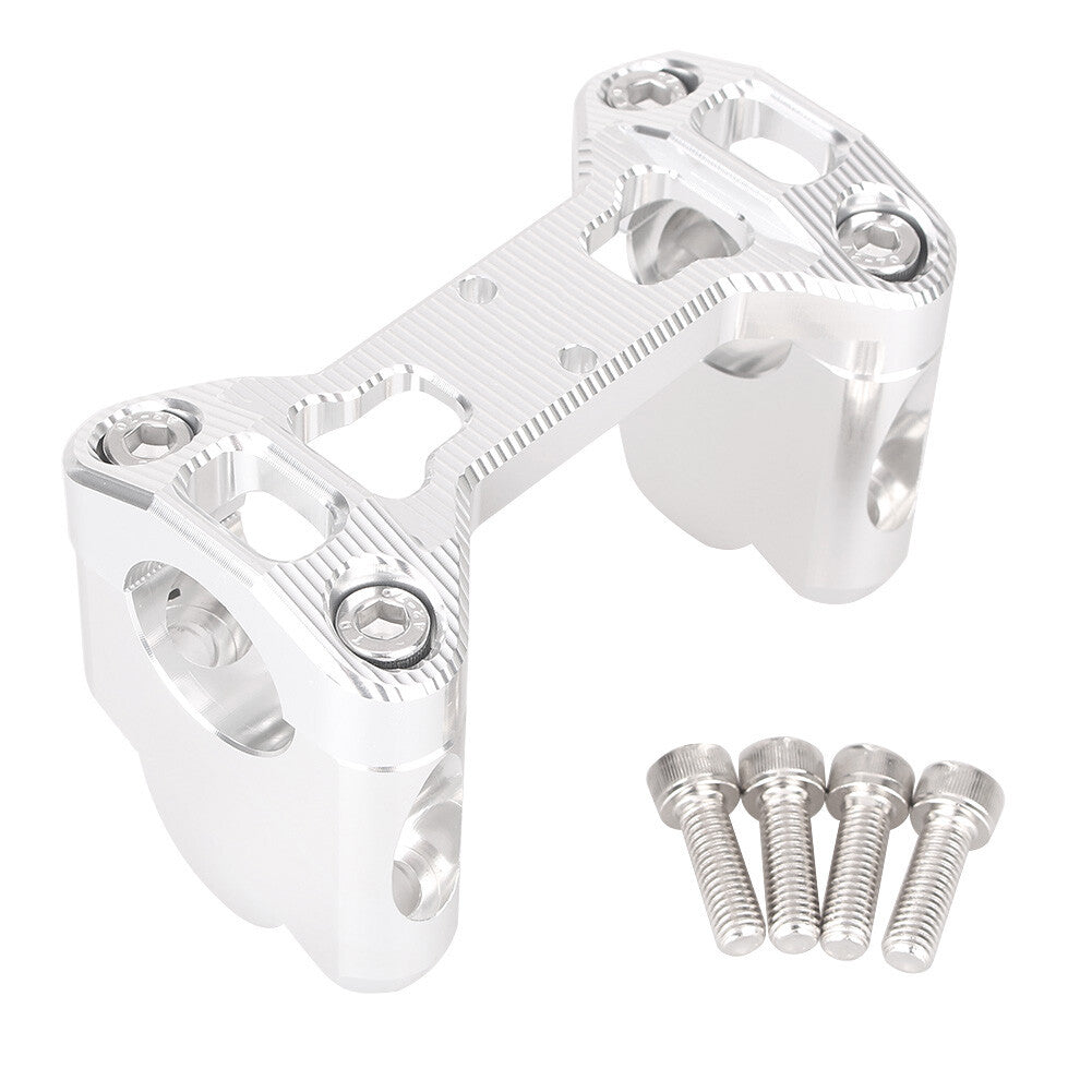 ya 5 8.7 Handle Bar Riser Clamp Mount CNC Aluminum Silver Fit for BMW R1200GS 2013 2014 motor