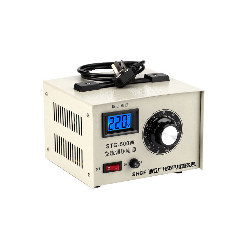 Single-phase AC Voltage Regulator Stabilizer 0-300V Adjustable Power Transformer