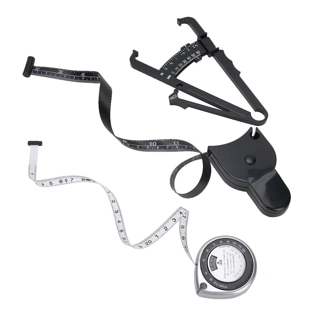 ya 14 Body Fat Tester Retractable Waist Measuring Tape BMI Measuring Tool Weight