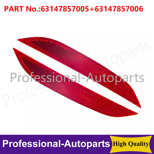 ya 12 5.22.2 2x Rear Side Bumper Reflectors Red For 2018-2023 M5 F90 Driver&Passenger Side