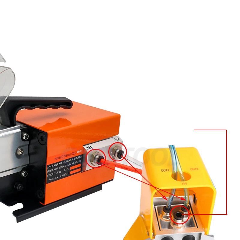 ya 25 Pneumatic Pliers Pneumatic Termi l Crimping Machine Cold Crimping Machine AM-10