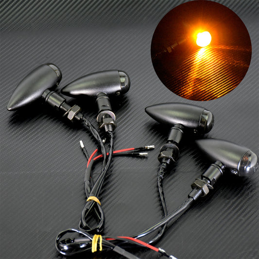 ya 4 6.17.2 4X Turn Signal Indicator Flasher Light Fit For Sportster for Harley Bobber Chopper
