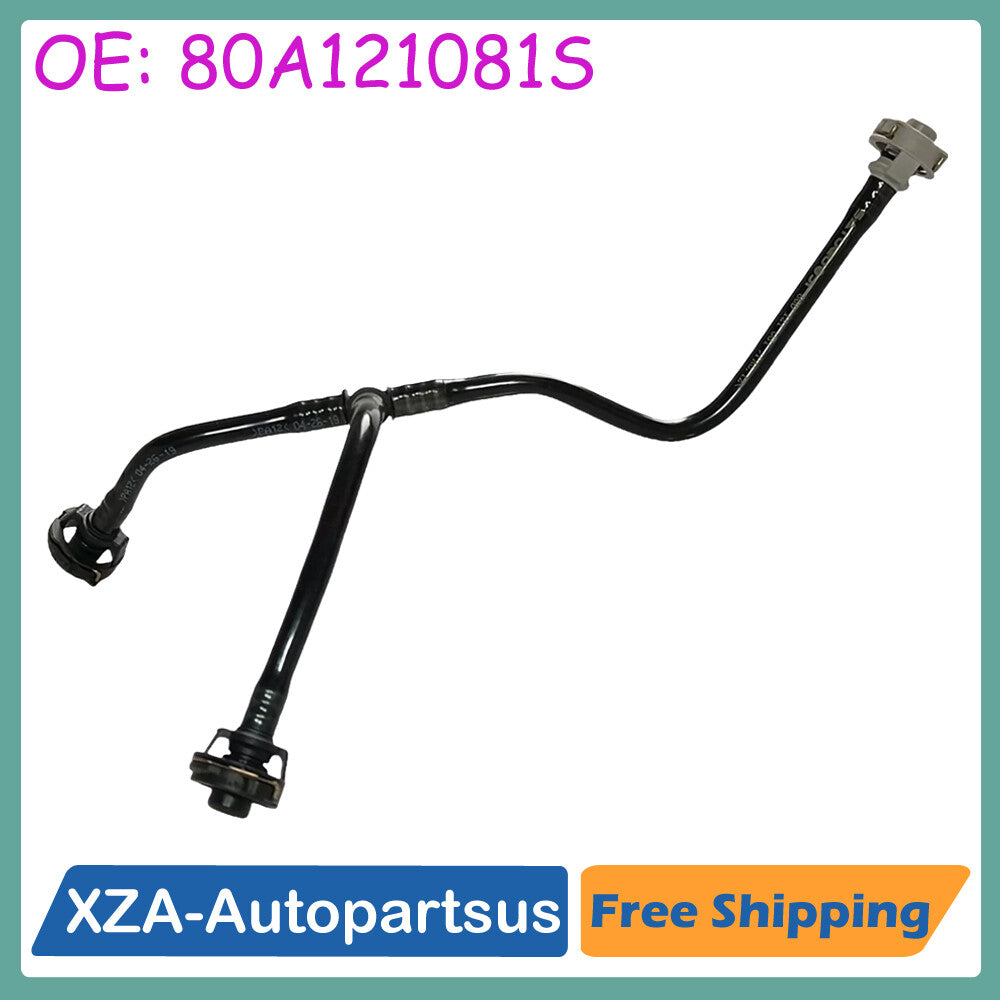 ya 27 7.20 Cooling System Overflow Hose Pipe 80A121081S for Audi Q5 2.0T 2017 2018-2023 New