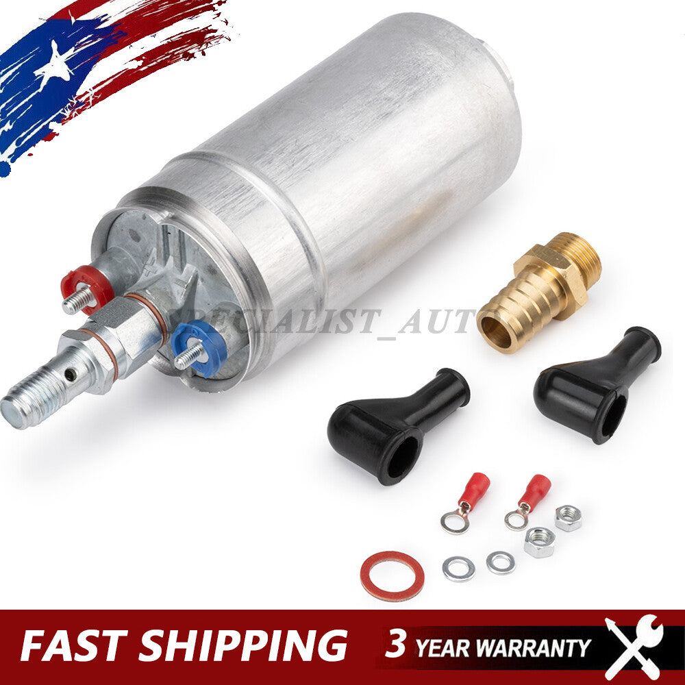 ya 27 7.2 1Set For 044 Inline External Fuel Pump 300LPH E85 Silver 0580254044