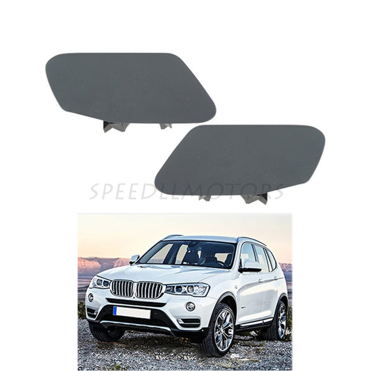 ya 27 6.18.2 Front LH&RH Headlight Washer Jet Spray Cover Cap for BMW X3 F25 Series 2014-16