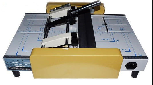 A3 Booklet Making Machine Paper Bookbinding and Folding Booklet Stapling 220V T