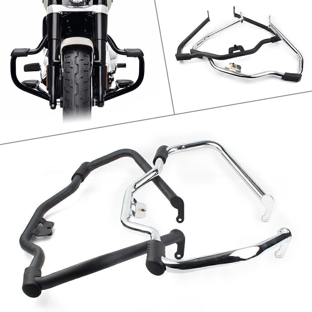 ya 5 8.7 for Harley Softail Fat Boy Street Bob Breakout Engine Guard Highway Crash Bar