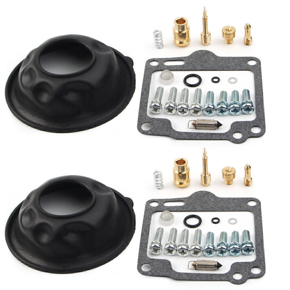 ya 4 6.17 Carburetor Carb Repair Kit w/Plunger Diaphragm for Yamaha XV750 Virago 750 88-97